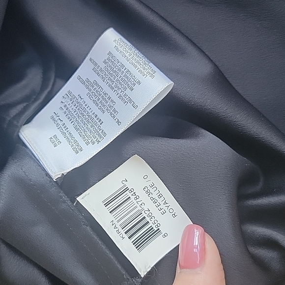 BCBG MaxAzria Royal Blue Kiran sz 0 Lace Mini Dress - Picture 8 of 8